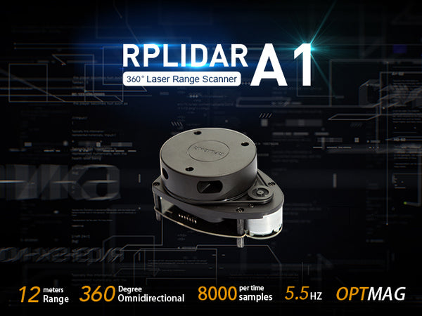 RPLiDAR A1M8 360 Degree Laser Scanner Kit - 12M Range - Buy - Pakronics®- STEM Educational kit supplier Australia- coding - robotics