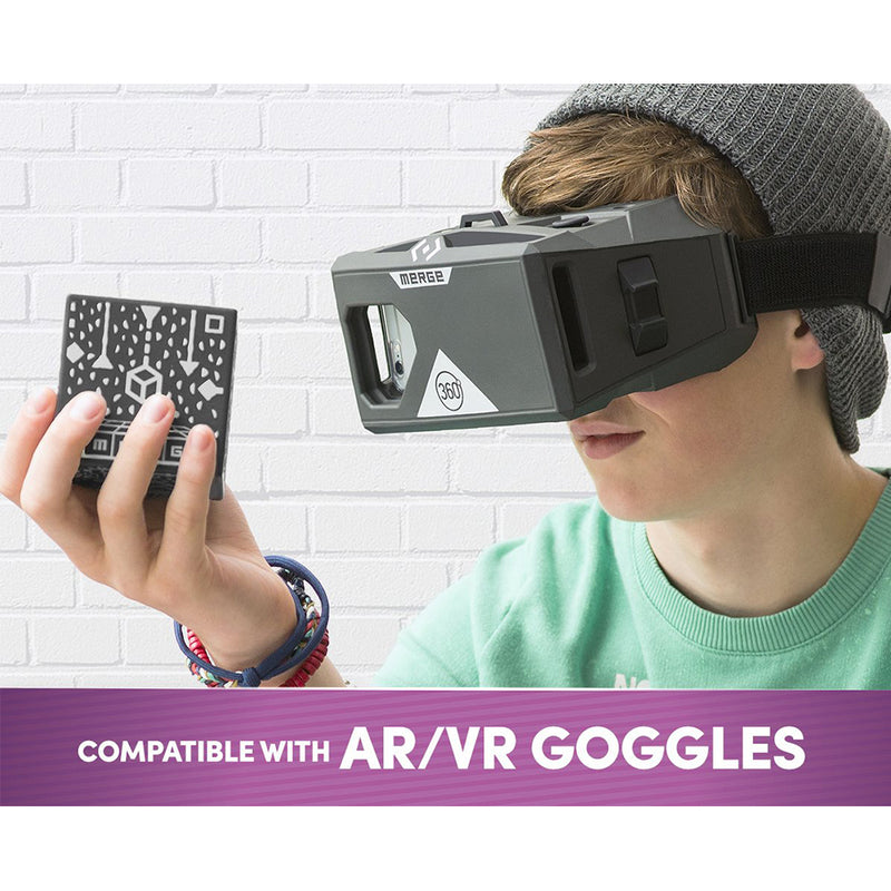 Merge VR Mobile AR/VR Headset & Holographic Cube Bundle (Grey) - Buy - Pakronics®- STEM Educational kit supplier Australia- coding - robotics