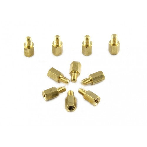 Brass Stud M4x8+6(10-Pack) - Buy - Pakronics®- STEM Educational kit supplier Australia- coding - robotics