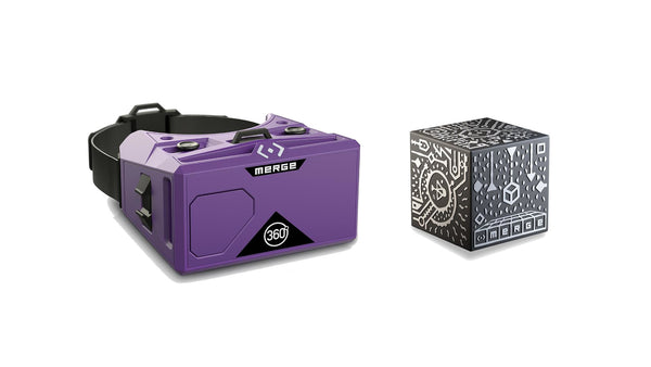 Merge VR Mobile AR/VR Headset & Holographic Cube Bundle (Pulsar Purple) - Buy - Pakronics®- STEM Educational kit supplier Australia- coding - robotics