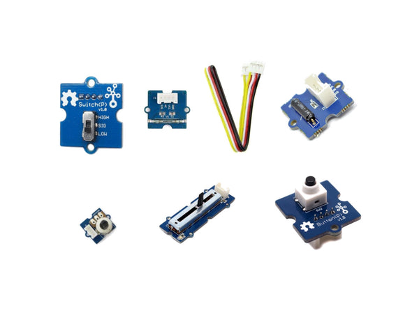 Grove Input modules (6) kit for Microbit and Arduino - Buy - Pakronics®- STEM Educational kit supplier Australia- coding - robotics