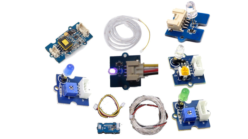 Grove light modules (8) kit for Microbit and Arduino - Buy - Pakronics®- STEM Educational kit supplier Australia- coding - robotics