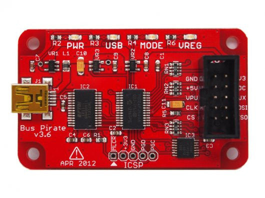 Bus Pirate v3.6 universal serial interface - Buy - Pakronics®- STEM Educational kit supplier Australia- coding - robotics