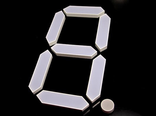 7 Segment Display - 8 Inches - Red - Buy - Pakronics®- STEM Educational kit supplier Australia- coding - robotics