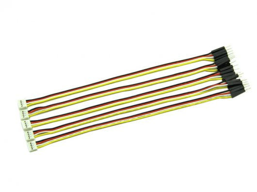 Grove - 4 pin Male Jumper to Grove 4 pin Conversion Cable (5 PCs per Pack) - Buy - Pakronics®- STEM Educational kit supplier Australia- coding - robotics