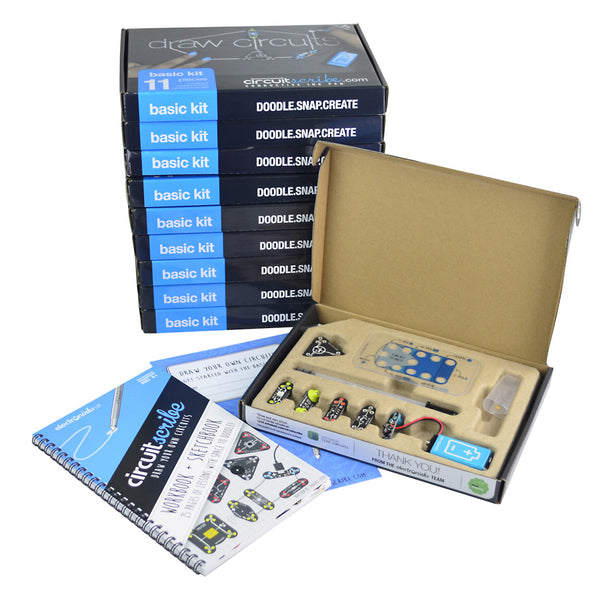 Circuit Scribe Basic Classroom Kit - Buy - Pakronics®- STEM Educational kit supplier Australia- coding - robotics