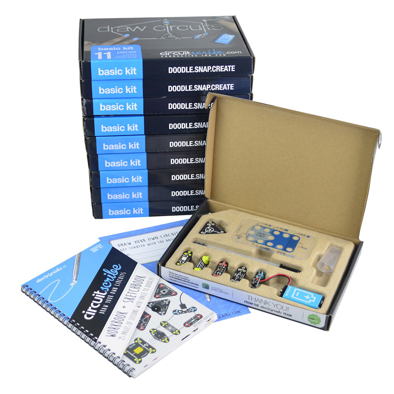 Circuit Scribe Basic Classroom Kit - Buy - Pakronics®- STEM Educational kit supplier Australia- coding - robotics