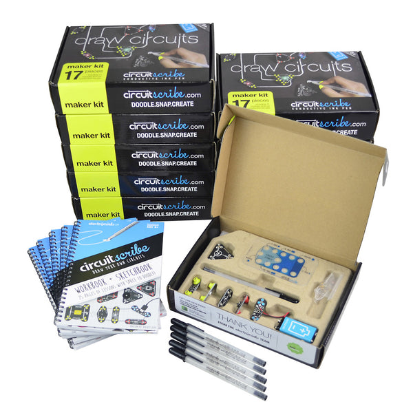 Circuit Scribe Maker Classroom Kit - Buy - Pakronics®- STEM Educational kit supplier Australia- coding - robotics