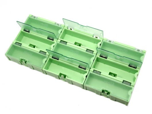 Medium Size Components Storage Box - 5 PCs per lot - Green - Buy - Pakronics®- STEM Educational kit supplier Australia- coding - robotics