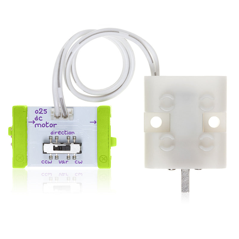 LittleBits DC Motor Tethered - Cross Axle