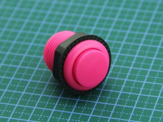 27.5mm Arcade Game Push Button - Pink - Buy - Pakronics®- STEM Educational kit supplier Australia- coding - robotics