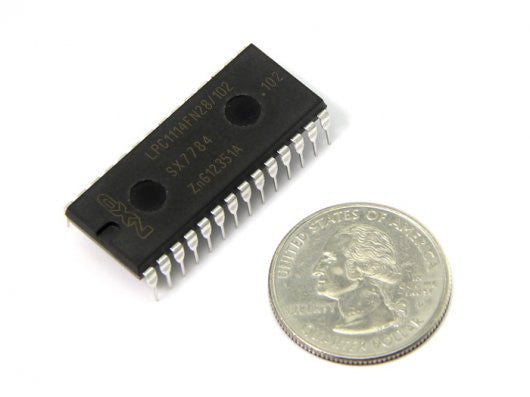 LPC1114FN28 - ARM Cortex-M0 based 32-bit MCU (DIP) - Buy - Pakronics®- STEM Educational kit supplier Australia- coding - robotics