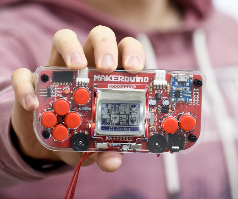 Class set of Makerbuino - 12 Pcs - Unassembled - Buy - Pakronics®- STEM Educational kit supplier Australia- coding - robotics