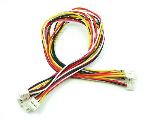 Grove - Universal 4 Pin Buckled 30cm Cable (5 PCs Pack) - Buy - Pakronics®- STEM Educational kit supplier Australia- coding - robotics