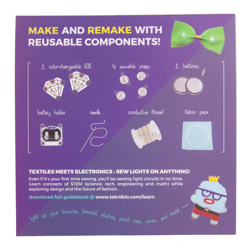 Teknikio Fabtronic Sewing Set - Buy - Pakronics®- STEM Educational kit supplier Australia- coding - robotics