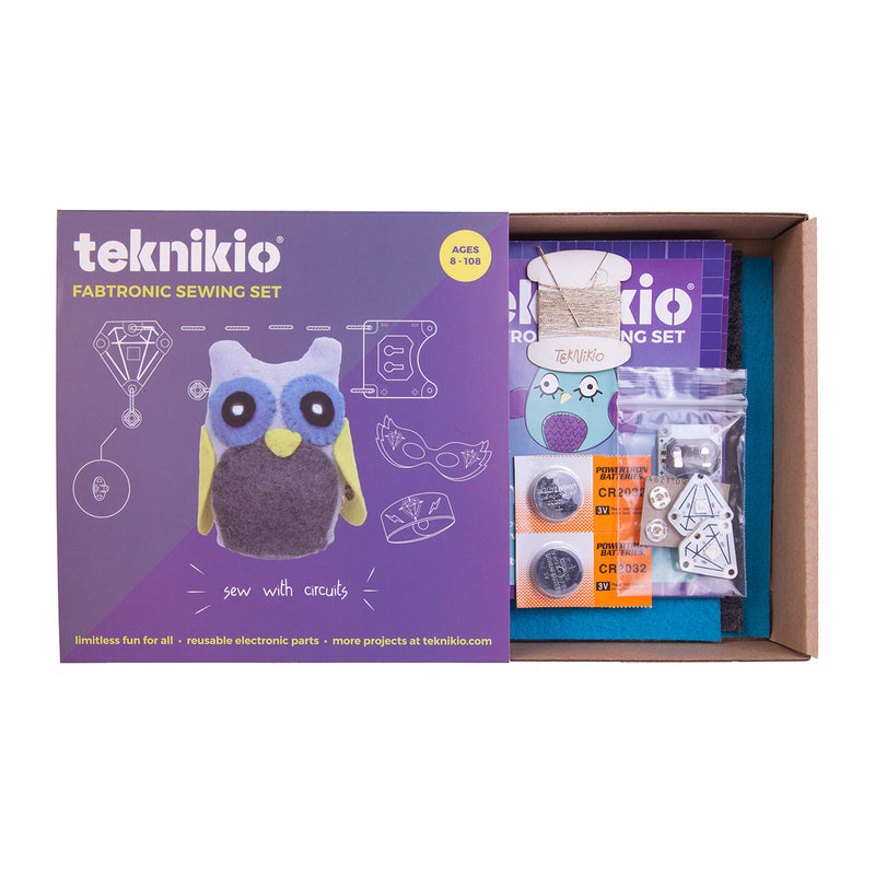 Teknikio Fabtronic Sewing Set - Buy - Pakronics®- STEM Educational kit supplier Australia- coding - robotics