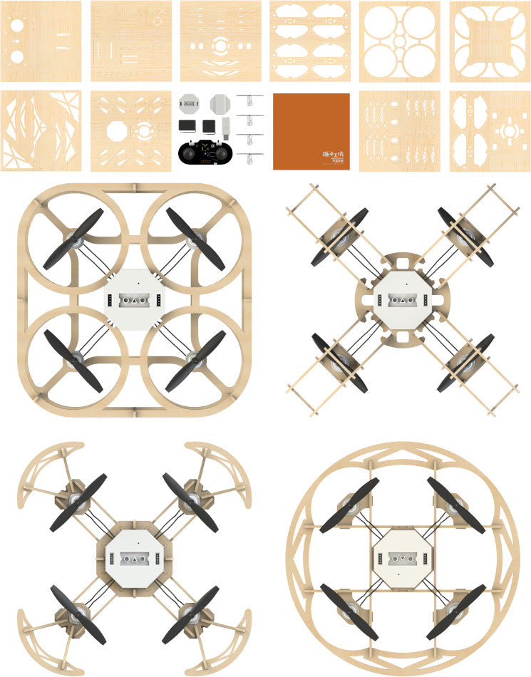 Airwood 4 in 1 Drone Kit - Buy - Pakronics®- STEM Educational kit supplier Australia- coding - robotics
