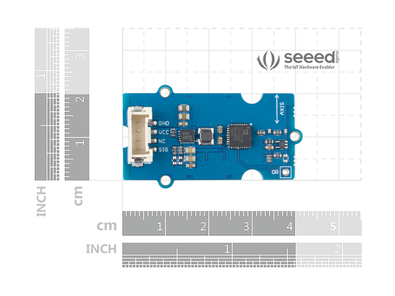 Grove - Single Axis Analog Accelerometer ±100g (ADXL1001) - Buy - Pakronics®- STEM Educational kit supplier Australia- coding - robotics