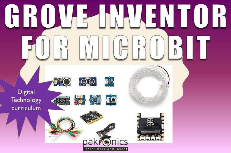 Micro:bit Grove Inventor online course 102 for educator (e-course) - Buy - Pakronics®- STEM Educational kit supplier Australia- coding - robotics