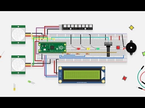  Raspberry PI Pico Basic Starter Kit With 25 Lessons