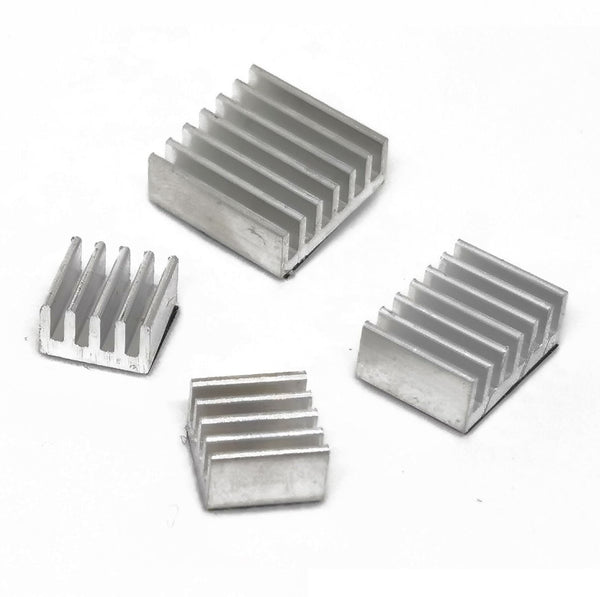 Heat Sink Kit for Raspberry Pi 4B - Silver Aluminum - Buy - Pakronics®- STEM Educational kit supplier Australia- coding - robotics