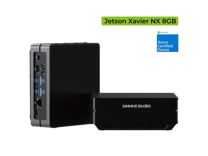 Buy reComputer J2021-Edge AI Device with Jetson Xavier NX 8GB module, 4xUSB, M.2 Key E & Key M Slot, Aluminum case, Pre-installed JetPack System