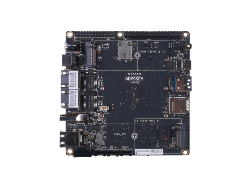 ODYSSEY - X86J4125864 Most expandable Win10 Mini PC (Linux and Arduino Core) with 8GB RAM + 64GB eMMC (TELEC)
