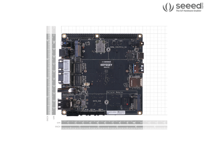 ODYSSEY - X86J4125864 Most expandable Win10 Mini PC (Linux and Arduino Core) with 8GB RAM + 64GB eMMC (TELEC)