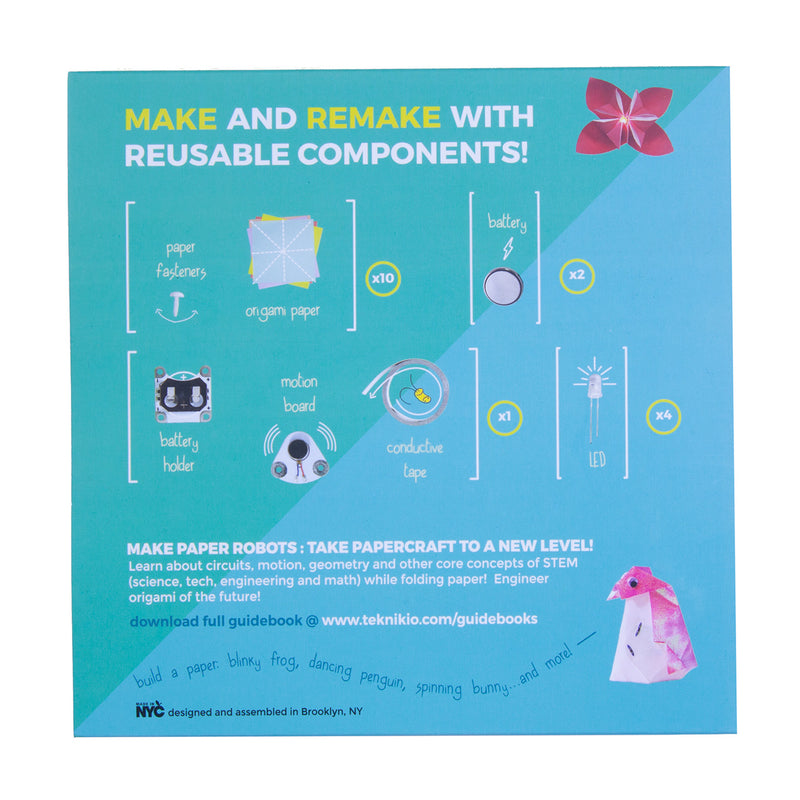 Teknikio Activating Origami Set - Buy - Pakronics®- STEM Educational kit supplier Australia- coding - robotics