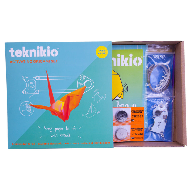 Teknikio Activating Origami Set - Buy - Pakronics®- STEM Educational kit supplier Australia- coding - robotics