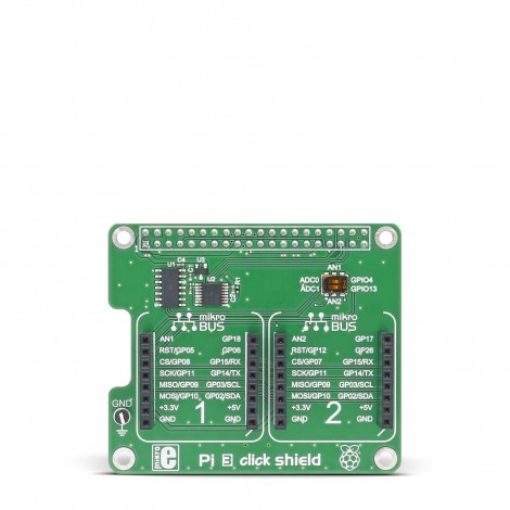 Mikroe Pi 3 Click shield front