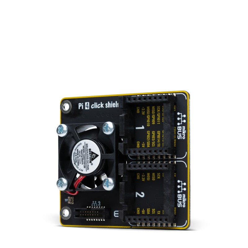 Shop Bundles-Kits-Shield Click Shields Pi 4 Click Shield Side