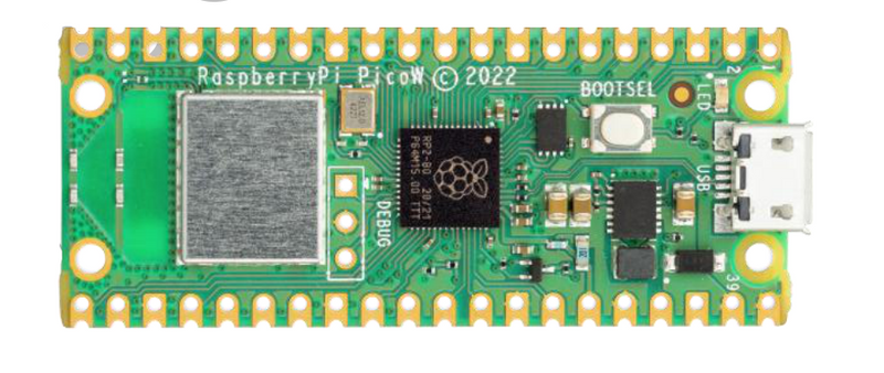Buy Raspberry Pi Pico W - Raspberry Pi 2040 chip, Wi-Fi & Bluetooth 5.2 supported, beginner-friendly microcontroller, small & flexible design