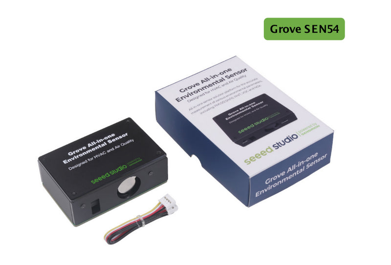 Grove - SEN54 All-in-one environmental sensor - VOC, RH, Temp, PM1.0/2.5/4/10 with superior accuracy and lifetime