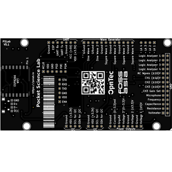 Pocket Science Lab Dev Board - A small USB powered Hardware Extension for Measuring All Kinds of Things - Buy - Pakronics®- STEM Educational kit supplier Australia- coding - robotics