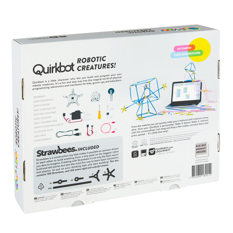 Strawbees Quirkbot Robotic Creatures - Buy - Pakronics®- STEM Educational kit supplier Australia- coding - robotics