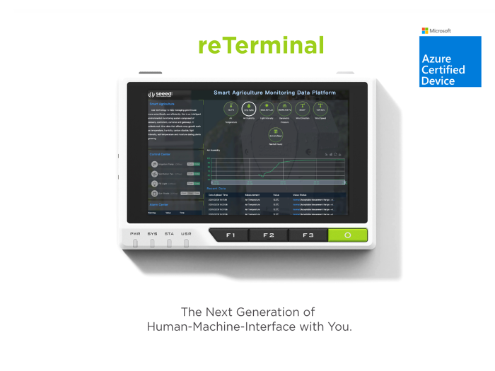 reTerminal - Embedded Linux with Raspberry Pi CM4 and 5-Inch Capacitive Multi-Touch Screen